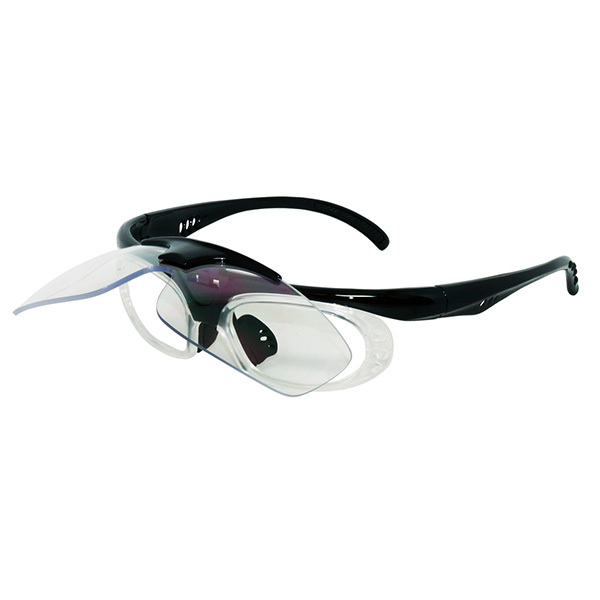 Flippable safety glasses